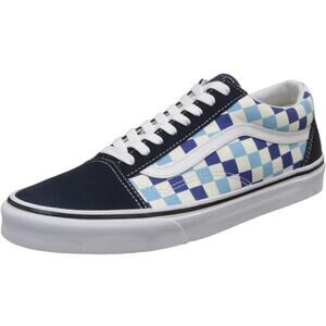 Blue Checkered Old Skool Style Vans